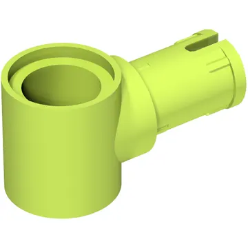 Technic Pin Connector Hub with 1 Pin with Friction Ridges Lengthwise [Centered Friction Ridge]