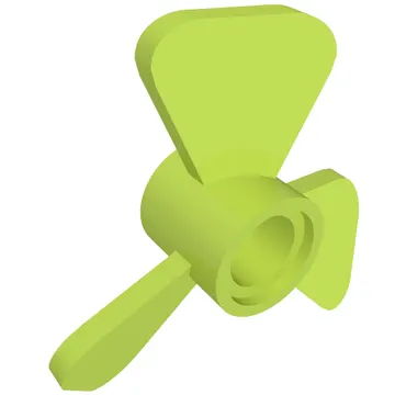 Propeller 3 Blade 3 Diameter with Pin Hole