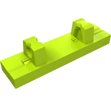 Hinge Tile 1 x 4 Locking Dual 1 Fingers on Top [8 Locking Ridges]