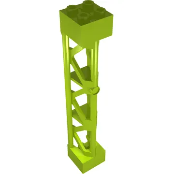 Support 2 x 2 x 10 Girder Triangular Vertical - Type 4 - 3 Posts, 3 Sections