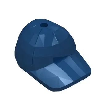 Hat / Cap Short Curved Bill with Seams and Hole on Top