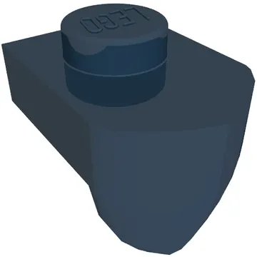 Plate Special 1 x 1 with Vertical Tooth