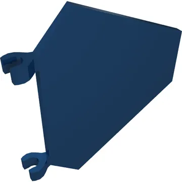 Flag 5 x 6 Hexagonal with U Clips