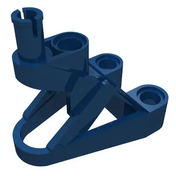 Large Figure Foot, 3 x 4 1/2 x 2 1/3 with Technic Pin Connector