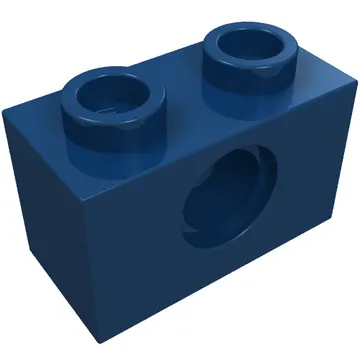 Technic Brick 1 x 2 [1 Pin Hole]
