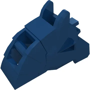Animal / Creature Accessory, Horse Battle Helmet [Angular, Front Clip]