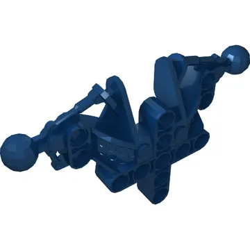 Large Figure Skeletal, Torso, Upper, with 2 Ball Joints (Toa Inika)