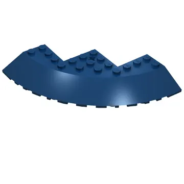Brick Round Corner 10 x 10 with Slope 33° Edge, Axle Hole, Facet Cutout