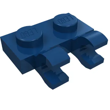 Plate Special 1 x 2 with Clips Horizontal [Open O Clips]