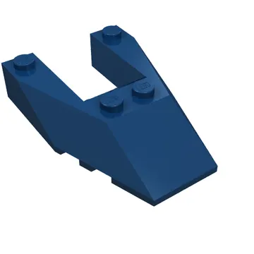 Brick Wedged, Sloped 6 x 4 Cutout, Stud Notches