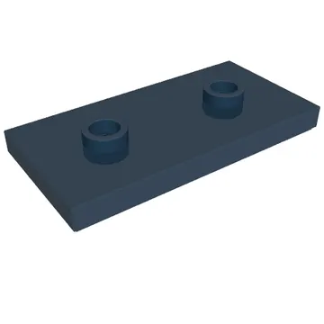 Plate Special 2 x 4 with Groove and Two Center Studs (Jumper)