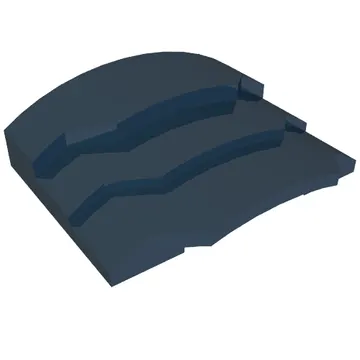 Brick Curved 4 x 3 with 3 Layers, 1 x 3 Cutout on Underside
