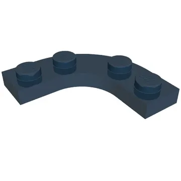 Plate Round Corner 3 x 3 with 2 x 2 Round Cutout