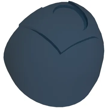 Headwear Accessory Visor [Large with Trapezoid Top]