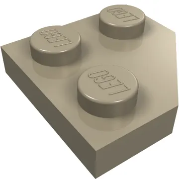Wedge Plate 2 x 2 Cut Corner