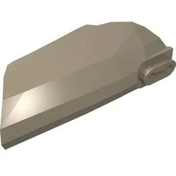 Large Figure Limb Cover, Armor with Ball Joint Socket and 2 Holes [Plain]