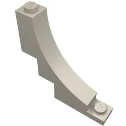 Brick Curved 1 x 5 x 4 Inverted