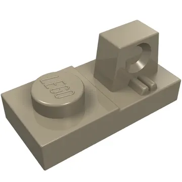 Hinge Plate 1 x 2 Locking with 1 Finger On Top