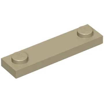 Plate Special 1 x 4 with 2 Studs with Groove [New Underside]