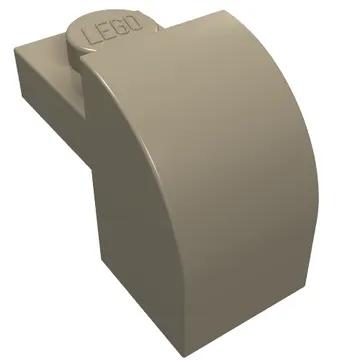 Brick Curved 1 x 2 x 1 1/3 with Curved Top