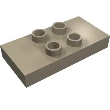 Duplo Plate 2 x 4 x 1/2 with 4 Center Studs [Thick]