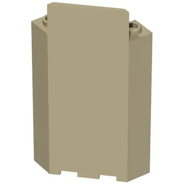 Panel 3 x 3 x 6 Corner Wall without Bottom Indentations