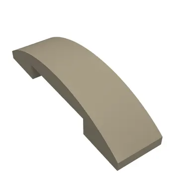 Brick Curved 4 x 1 Double with No Studs