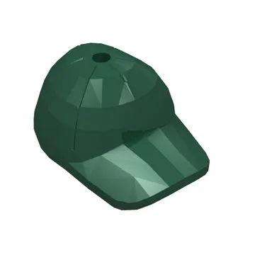 Hat / Cap Short Curved Bill with Seams and Hole on Top