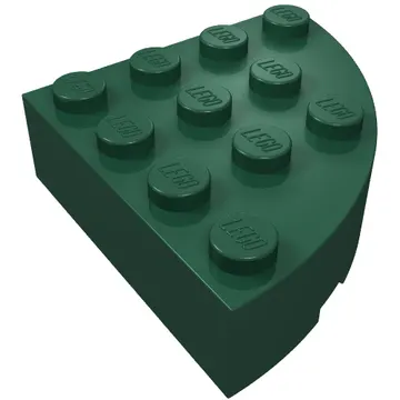 Brick Round Corner 4 x 4 Full Brick
