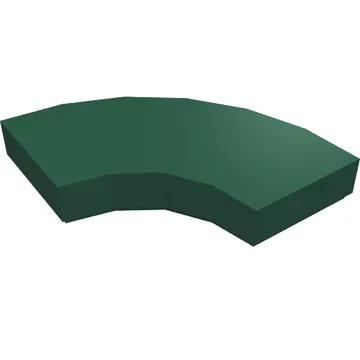 Tile 2 x 2 Curved, Macaroni
