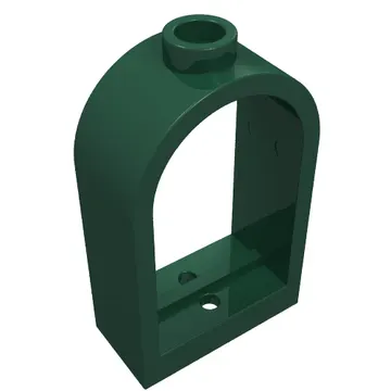 Window 1 x 2 x 2 2/3 with Rounded Top
