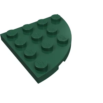 Plate Round Corner 4 x 4