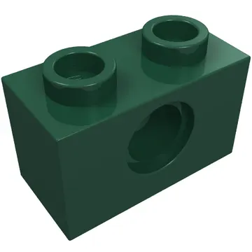 Technic Brick 1 x 2 [1 Pin Hole]