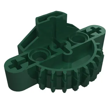 Large Figure Skeletal, Torso, Gear 9 Tooth with 3 Axle Holes and 2 Holes (Matoran)