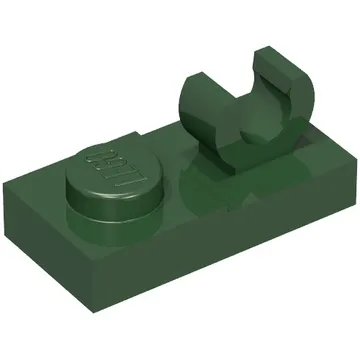 Plate Special 1 x 2 [Open O Top Clip]