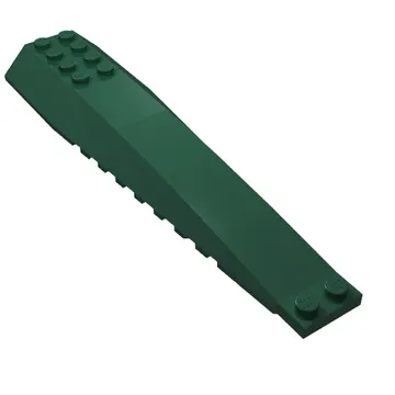 Brick Wedged, Curved 16 x 4 Triple with Inner Ridges