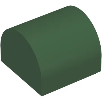 Brick Curved 1 x 1 x 2/3 Double Curved Top, No Studs