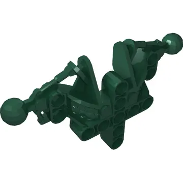 Large Figure Skeletal, Torso, Upper, with 2 Ball Joints (Toa Inika)