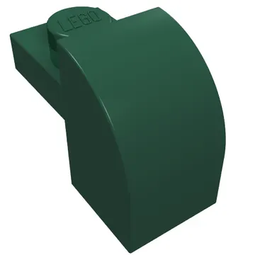 Brick Curved 1 x 2 x 1 1/3 with Curved Top