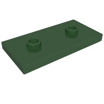 Plate Special 2 x 4 with Groove and Two Center Studs (Jumper)
