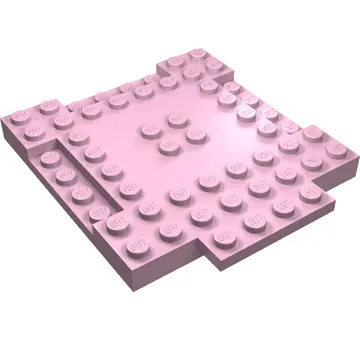 Plate Special 8 x 9 x 2/3 with 1 x 4 Recessed