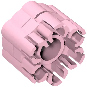 Launcher, Weapon Rapid Shooter Six Barrel, 3 Fingers