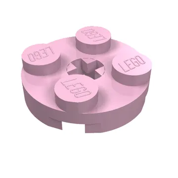 Plate Round 2 x 2 with Axle Hole Type 1 (+ Opening)
