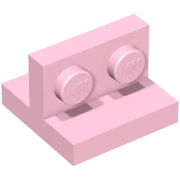Bracket 2 x 2 with 1 x 2 Vertical Studs