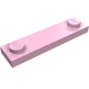 Plate Special 1 x 4 with 2 Studs with Groove [New Underside]
