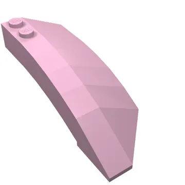 Brick Wedged, Curved 8 x 3 x 2 Open Left