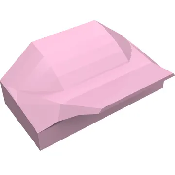 Brick Wedged, Curved 1 x 2 x 2/3 No Studs, Wing End