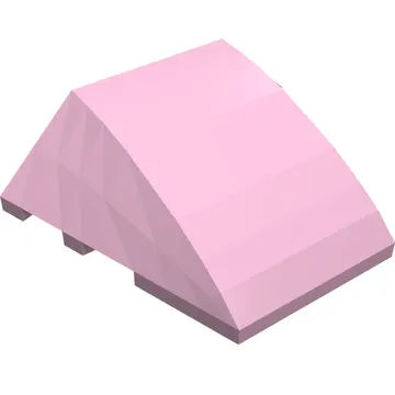Brick Wedged, Curved 4 x 3 No Studs [Plain]