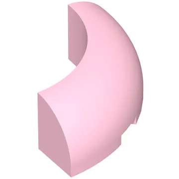 Brick Round Corner 3 x 3 x 1 No Studs