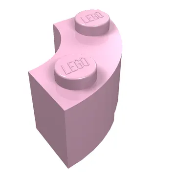 Brick Round Corner 2 x 2 Macaroni with Stud Notch and Reinforced Underside [New Style]